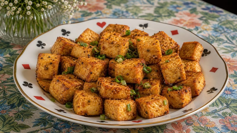 Air Fryer Crispy Tofu