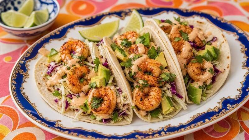 Air Fryer Shrimp Tacos