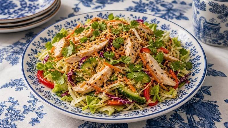 Asian Chicken Crunch Salad