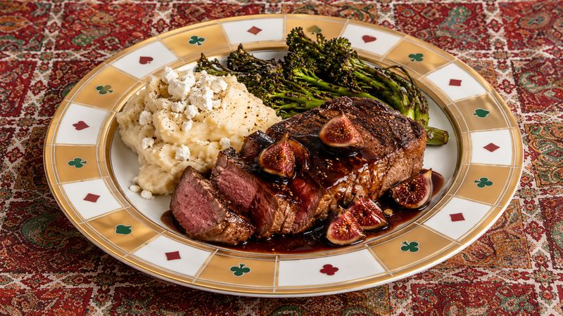 Black Garlic Butter Ribeye