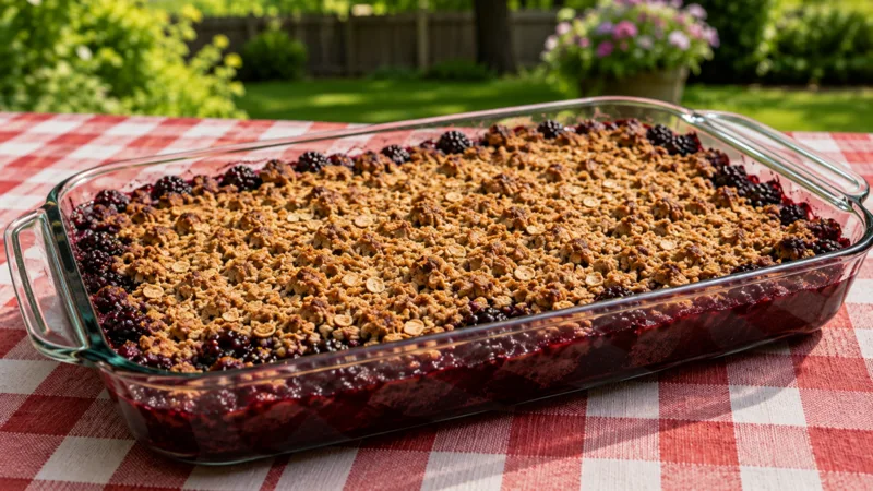 Blackberry Crisp