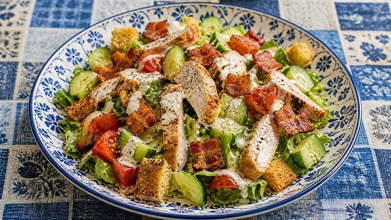 BLT Chicken Salad Bowls