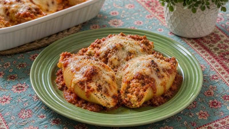 Bolognese Stuffed Shells