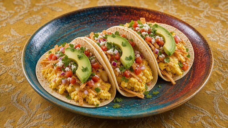 Breakfast Migas Tacos