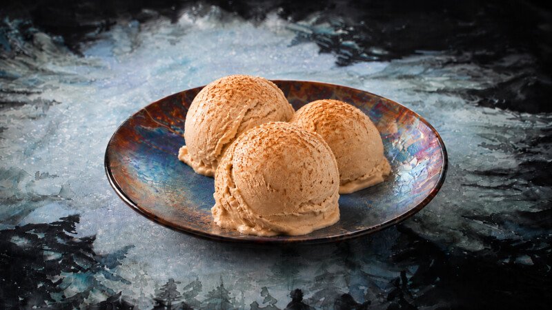 Chai Ice Cream finished and ready to serve