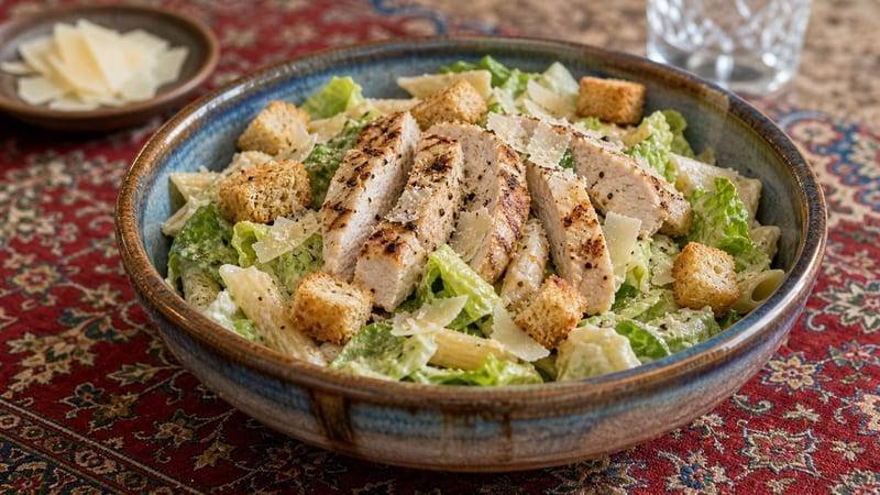 Chicken Caesar Pasta Lunch Bowls