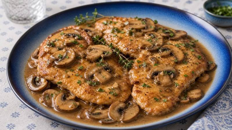 Creamy Chicken Marsala
