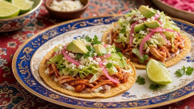 Chicken Tinga Tostadas