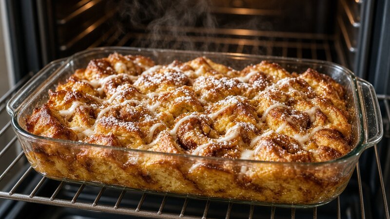 Cinnamon Roll French Toast Bake