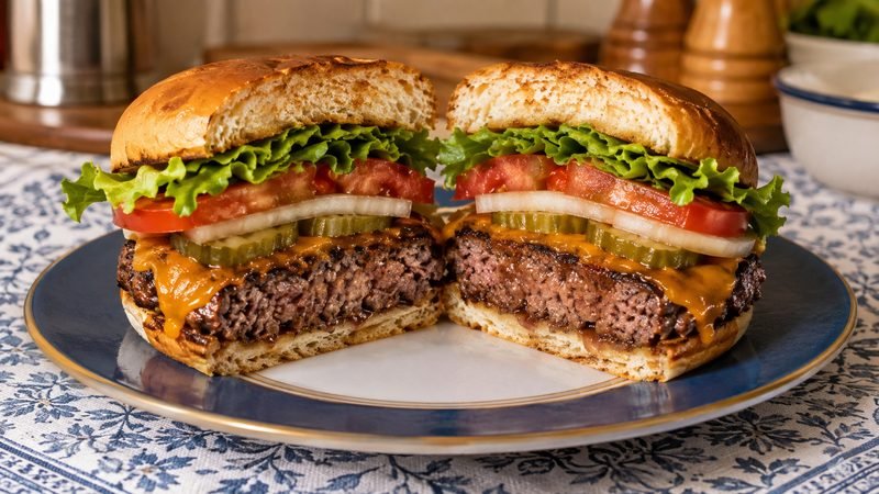 Classic Juicy Cheeseburger