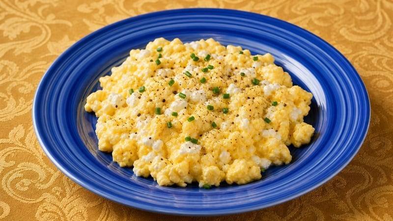 Cottage Cheese Scrambled Eggs