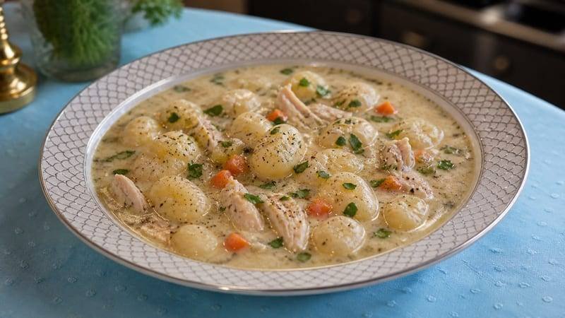 Creamy Chicken Gnocchi Soup