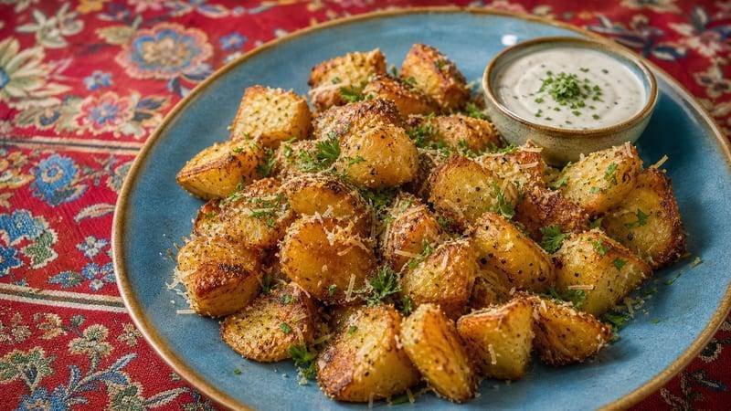 Crispy Parmesan Potatoes