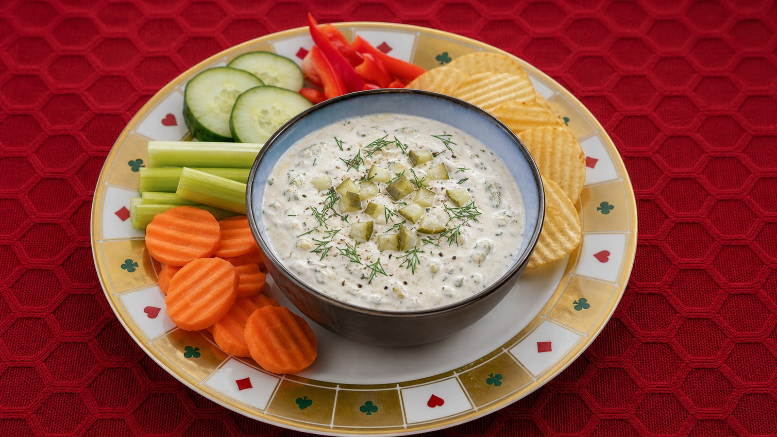Dill Pickle Ranch finished and ready to serve