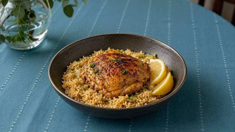 Garlic Herb Chicken and Rice