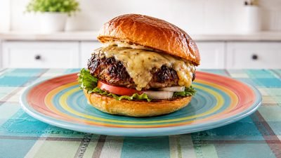 Garlic Worcestershire Burger