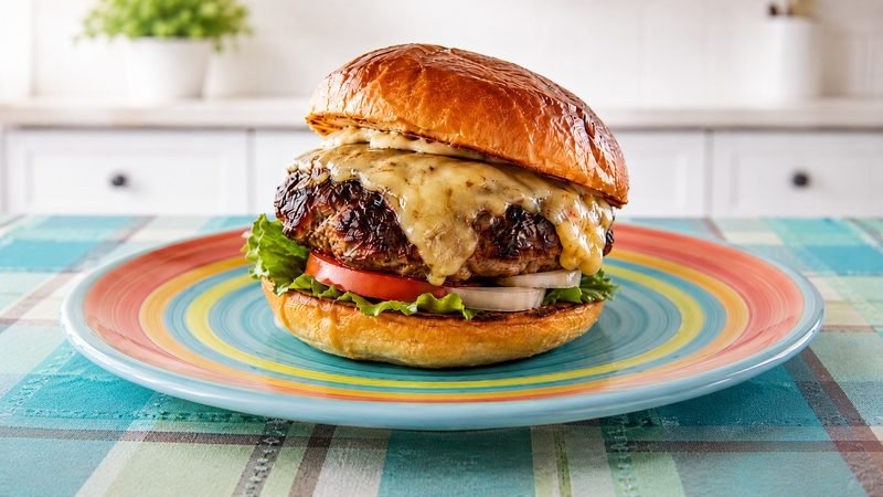 Garlic Worcestershire Burger