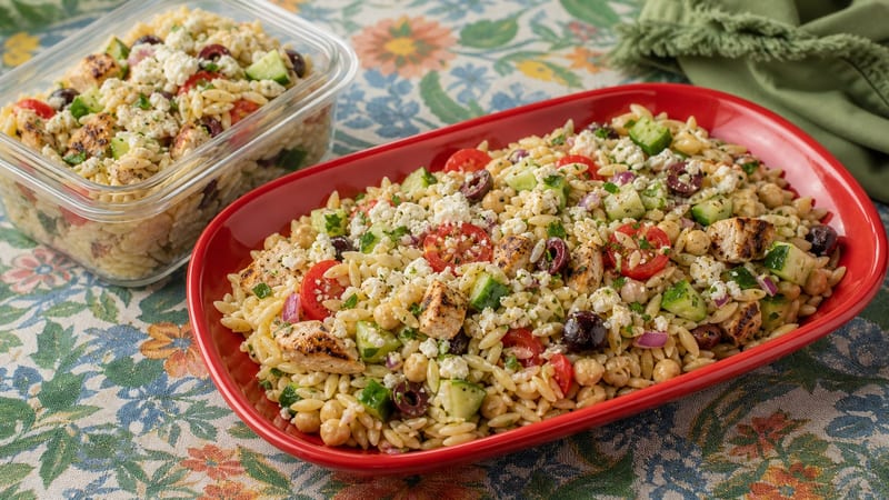 Greek Orzo Meal Prep