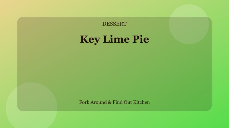 Key Lime Pie
