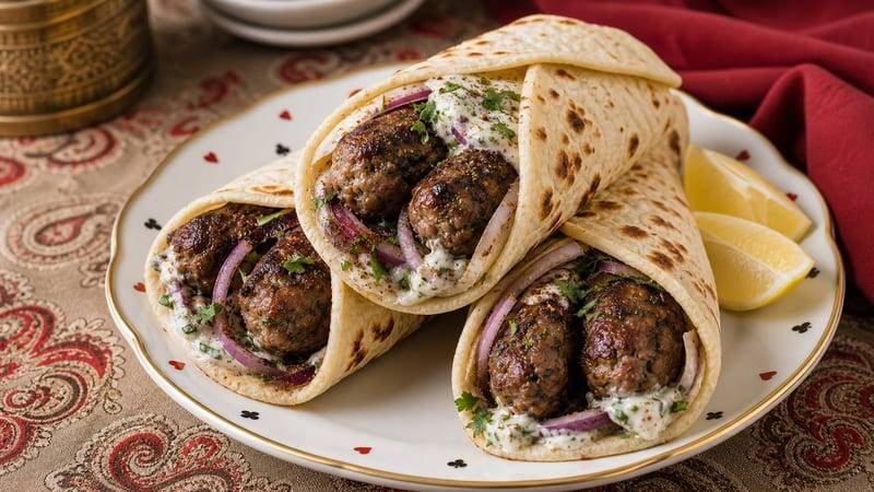 Lamb Kofta Wraps