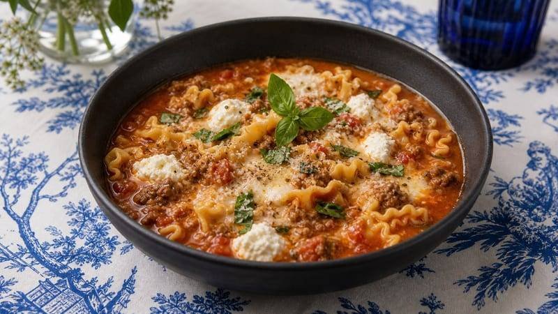Lasagna Soup