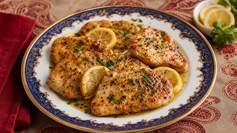 Lemon Pepper Chicken Cutlets