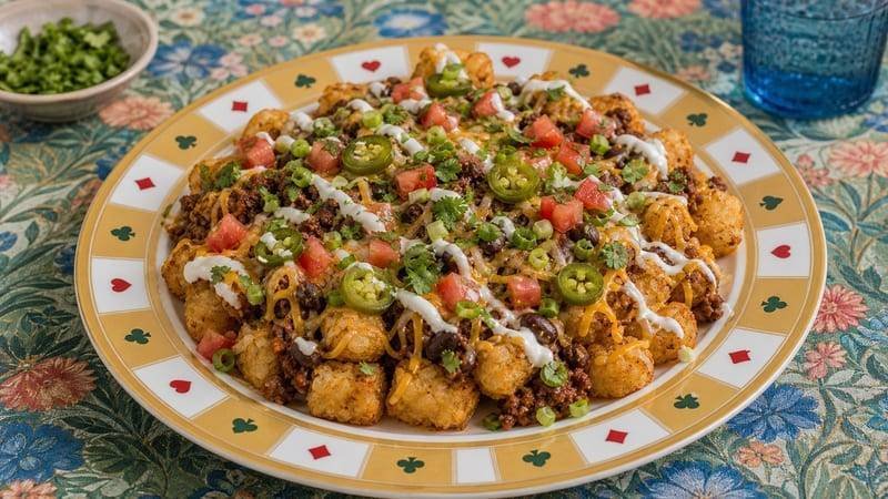 Loaded Tater Tot Nachos