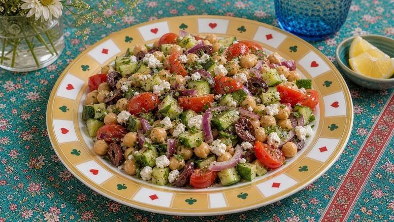 Mediterranean Chickpea Salad
