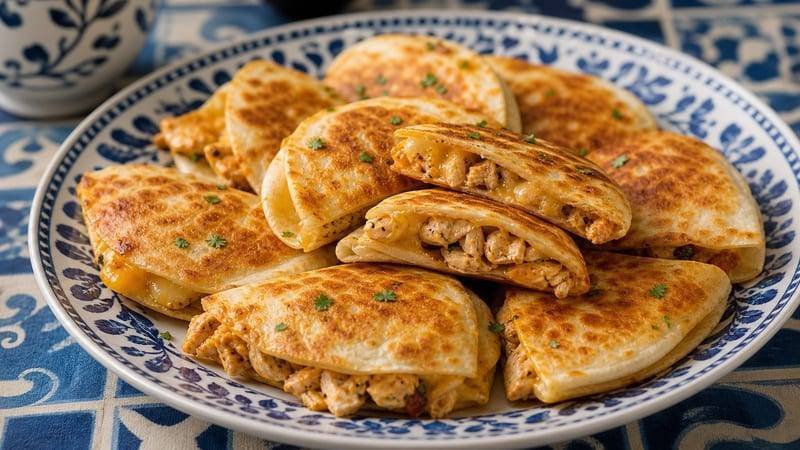 Mini Chicken Quesadillas