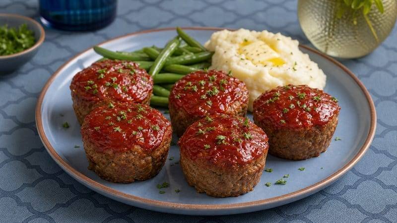 Mini Meatloaf Muffins