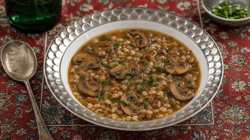 Mushroom Barley Soup