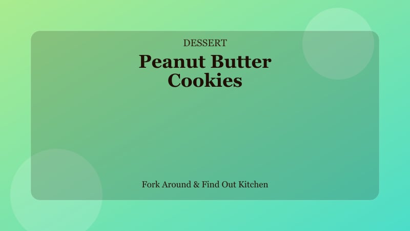 Peanut Butter Cookies