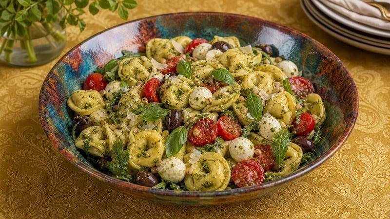 Pesto Tortellini Lunch Salad