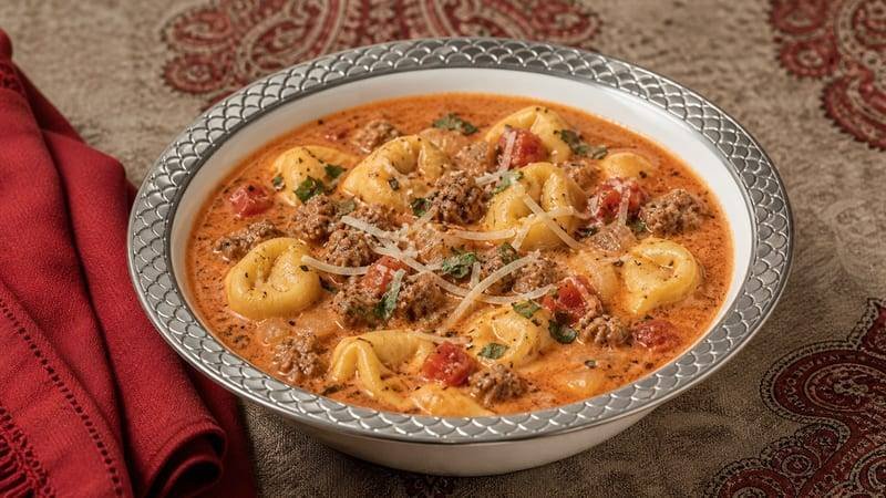 Sausage Tortellini Soup
