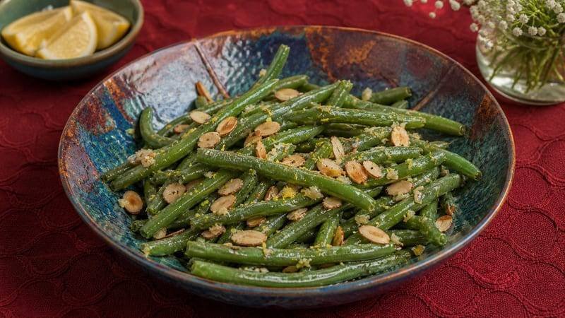 Skillet Green Beans with Almonds