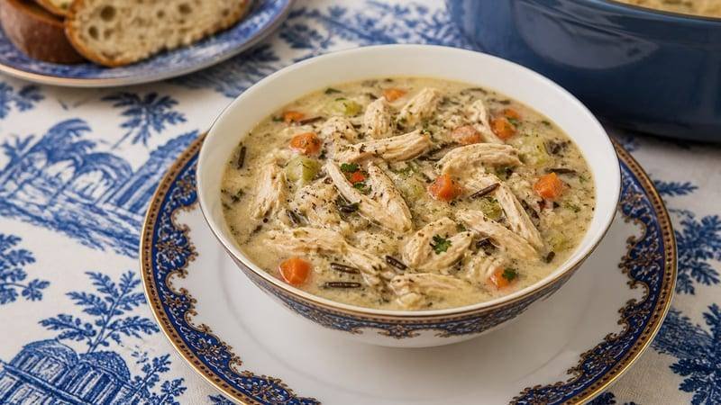 Slow Cooker Chicken and Wild Rice Soup
