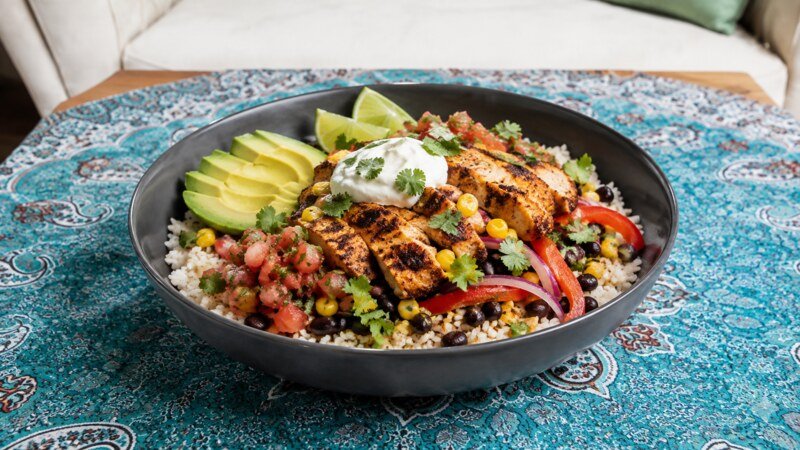 Southwest Chicken Rice Bowl