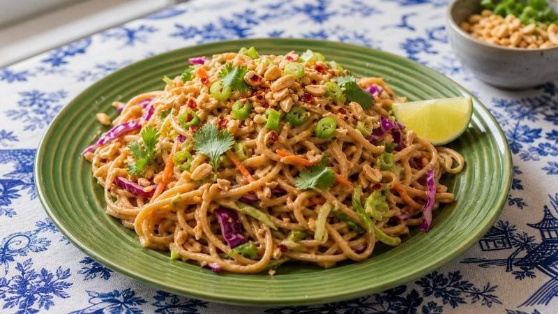 Spicy Peanut Cabbage Noodles