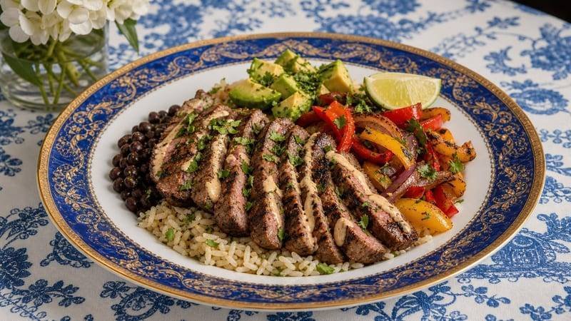 Steak Fajita Protein Bowls